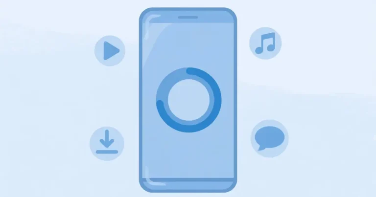 How much mobile data you need weekly — phone with data usage gauge illustration