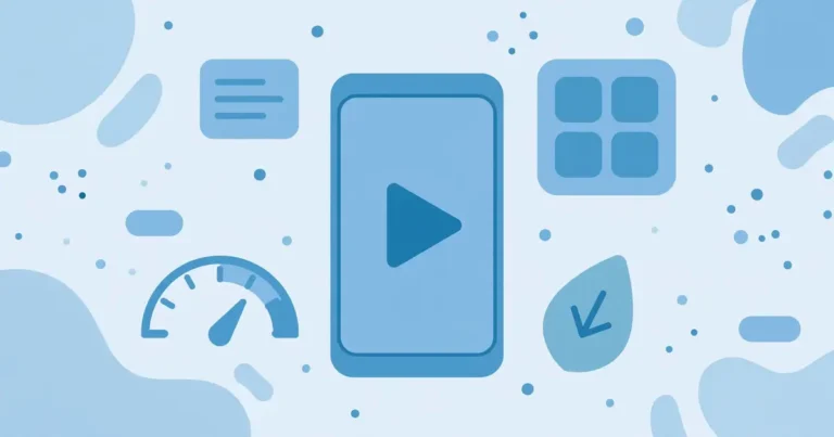 Save mobile data on YouTube, TikTok and Instagram – data saver settings illustration